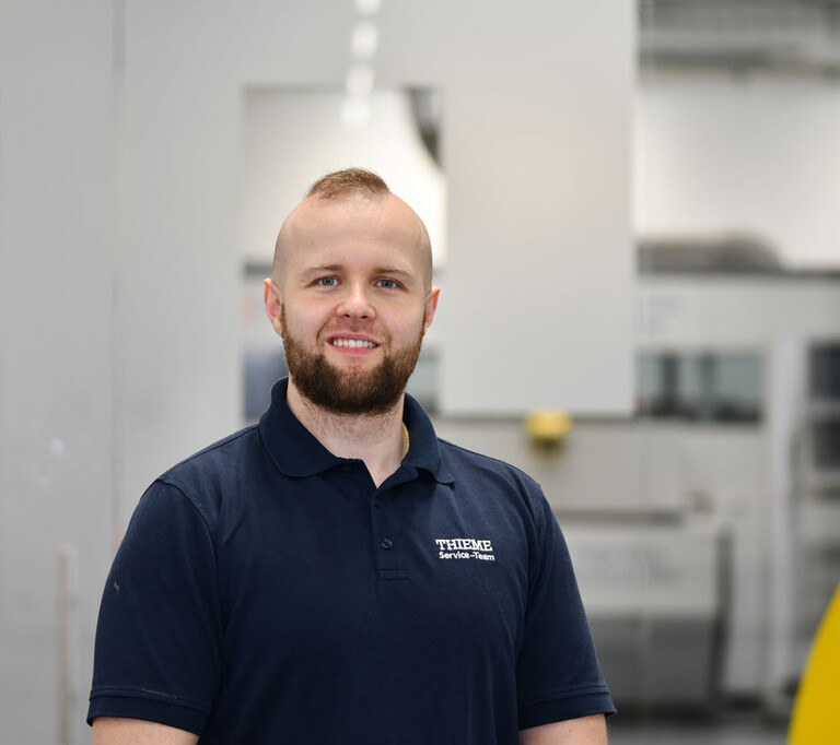 Unser Anwendungstechniker Herr Kraft - Anwedungstechniker