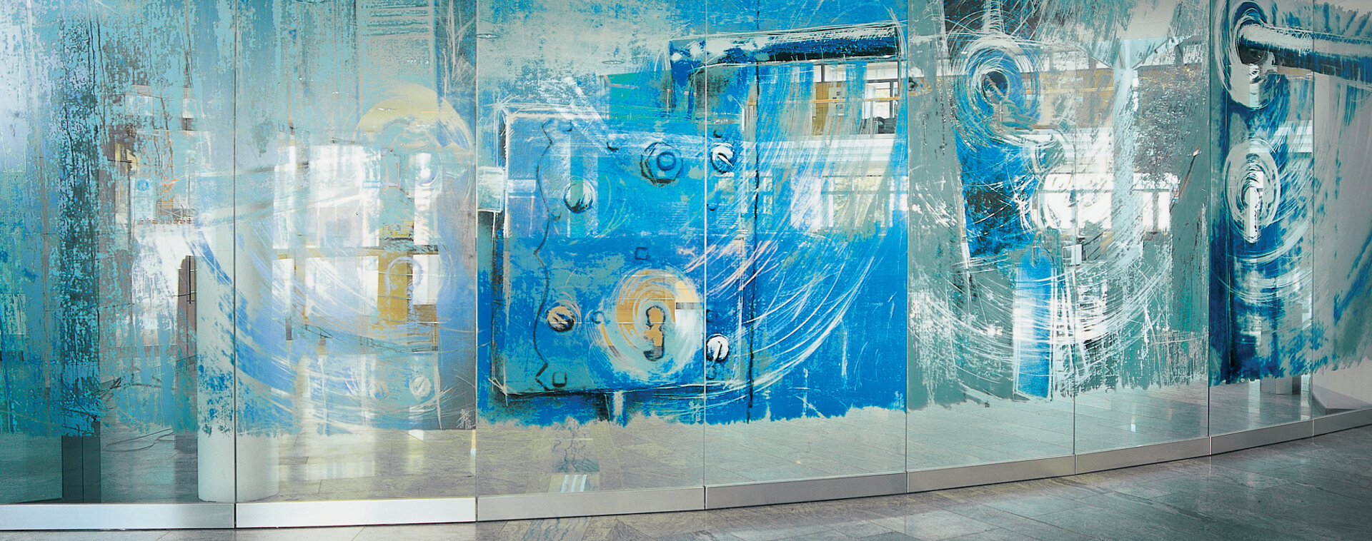 Printing on glass Printed glass front