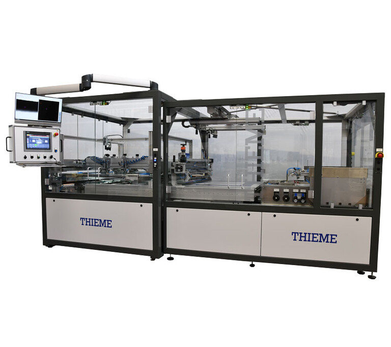 Screen printing machine specifically designed for film, sheet metal and electronics applications