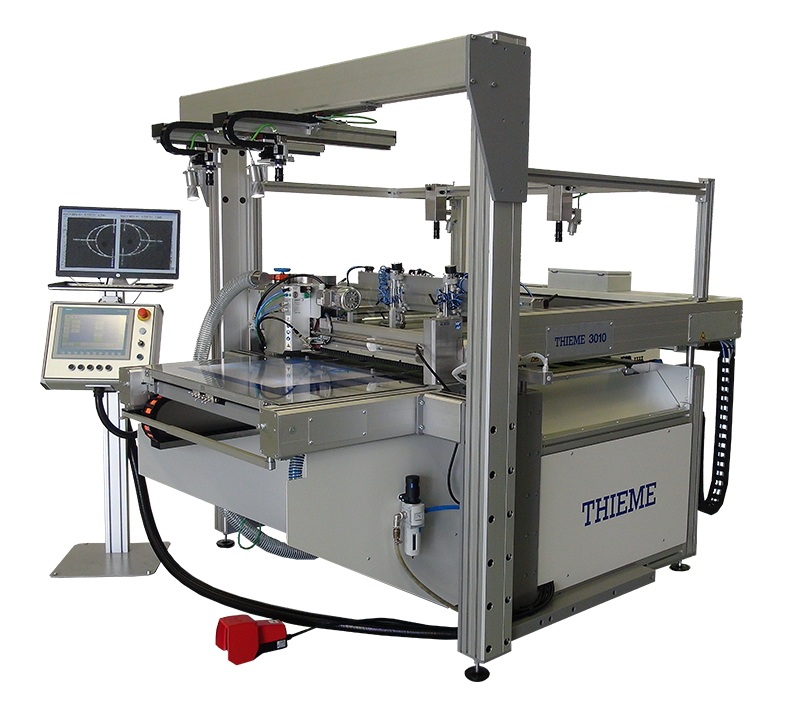 Two independent camera systems for automatic screening and automatic alignment of the printed material
