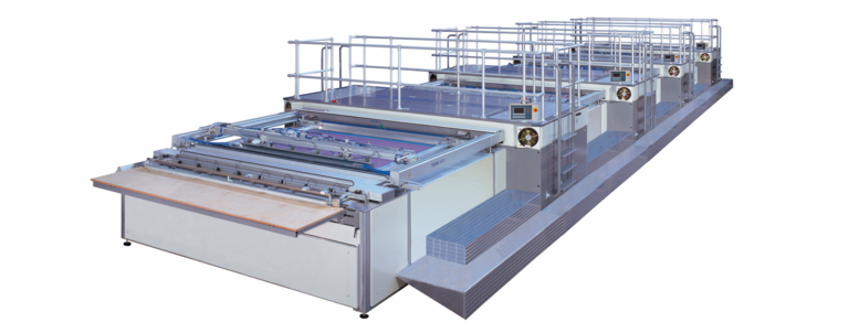 THIEME 5000 Multicouleur Ligne de sérigraphie modulaire pour l’impression de 2 à 6 couleurs