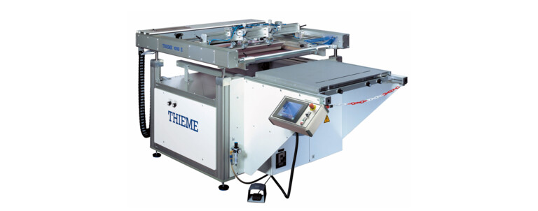 THIEME 1000 E Semi-automatic printing machine for printing on rigid and flexible materials as used in electronic applications