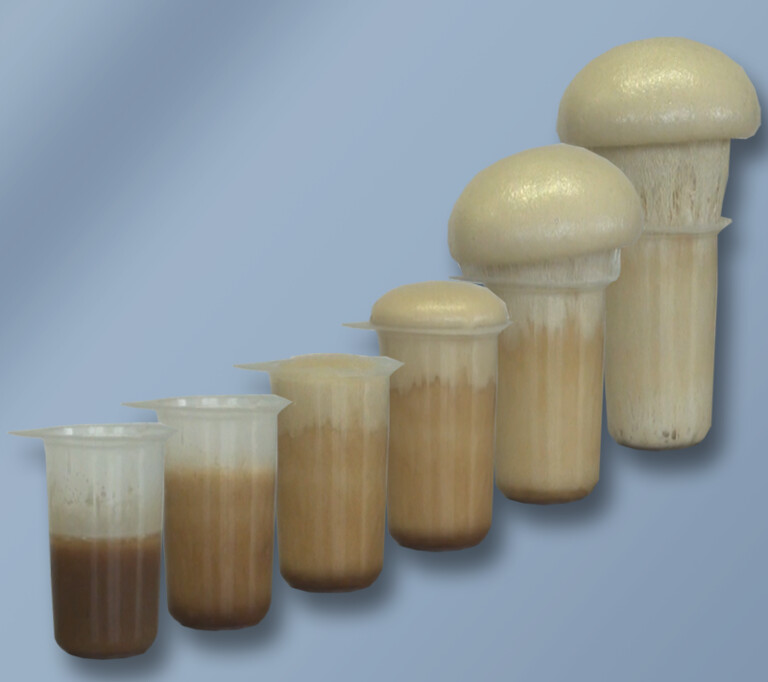 Production of PUR material Production of PUR material