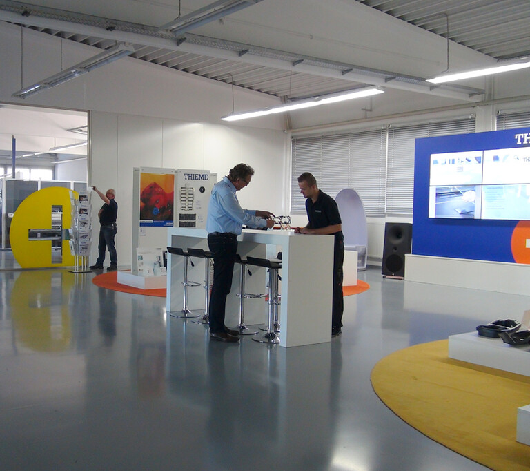 Thieme Technical center Interior view of the Thieme Technikum